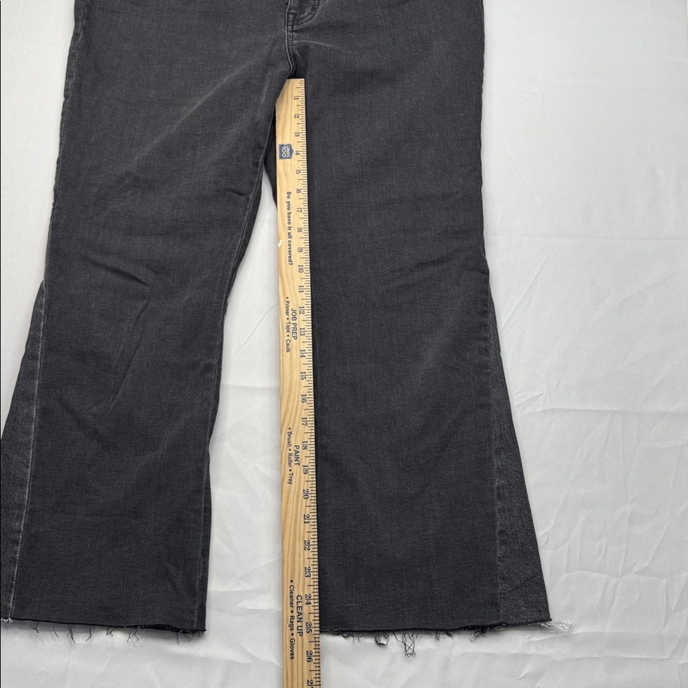 Madewell black Cali demi boot cut jeans size 32 stretchy women’s denim pants - Picture 2 of 7